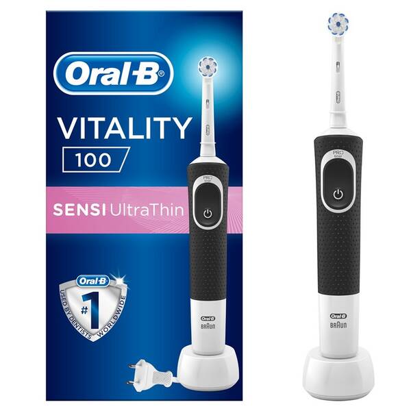 Zubná kefka Oral-B Vitality 100 Black Sensitive