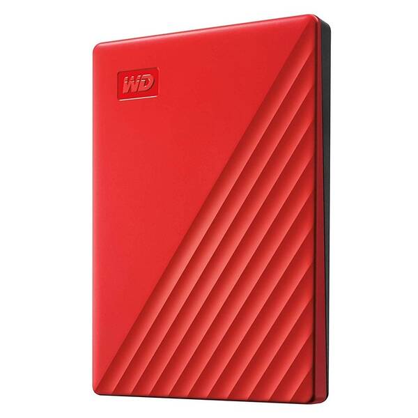 Externý pevný disk Western Digital My Passport Portable 2TB, USB 3.0 (WDBYVG0020BRD-WESN) červený