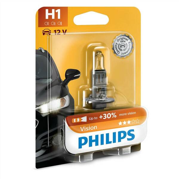 Autožárovka Philips Vision H1, 1 ks (12258PRB1)