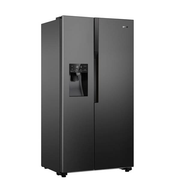 Americká chladnička Gorenje NRS9182VB InverterCompressor čierna