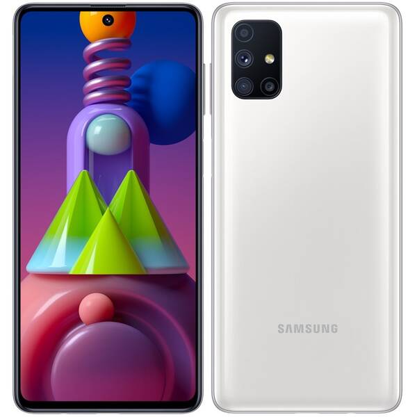 Mobilní telefon Samsung Galaxy M51 (SM-M515FZWDEUE) bílý