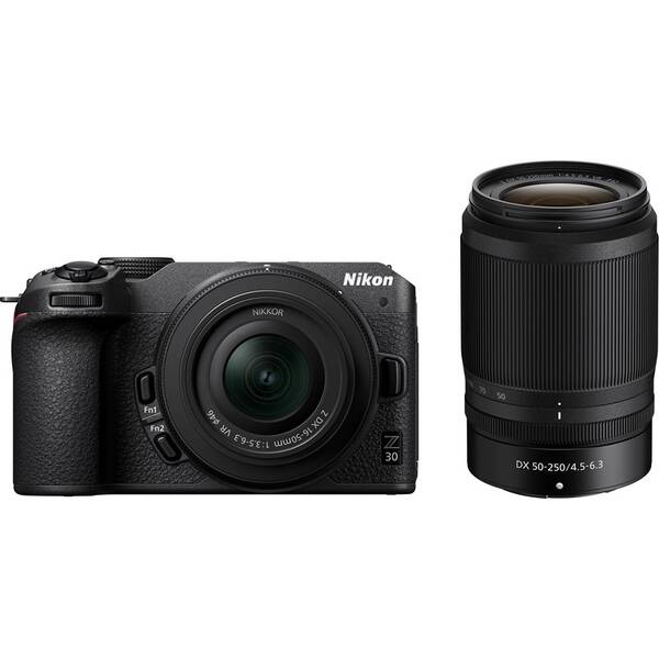 Digitálny fotoaparát Nikon Z 30 + 16-50 VR + 50-250 VR (VOA110K002) čierny