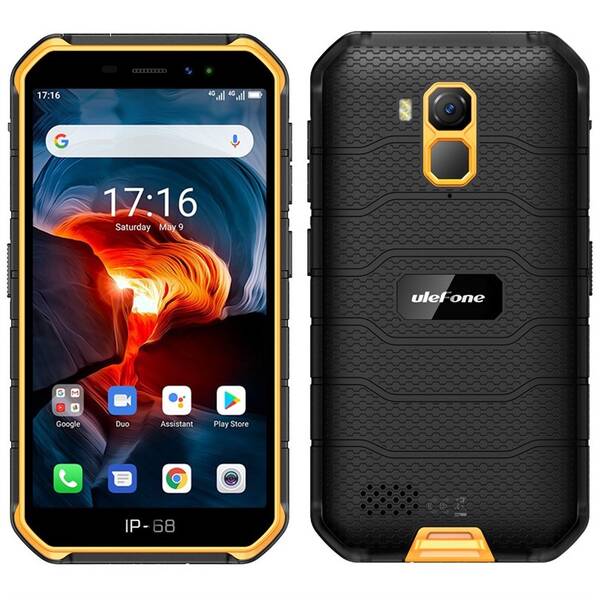 Mobilný telefón UleFone Armor X7 PRO (ULE000355) čierny/oranžový