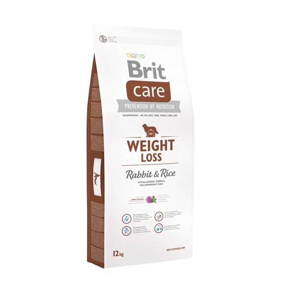 Granule Brit Care Weight Loss Rabbit & Rice 12 kg