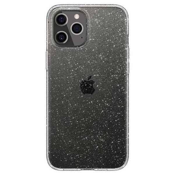 Kryt na mobil Spigen Liquid Crystal Glitter na Apple iPhone 12/12 Pro (ACS01698) průhledný (vráceno - použito 8801127789)