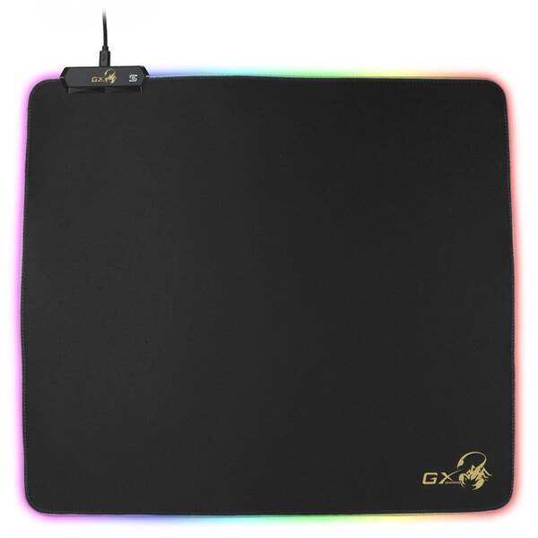 Podložka pod myš Genius GX-Pad 500S RGB, 45 x 40 cm (31250004400) černá
