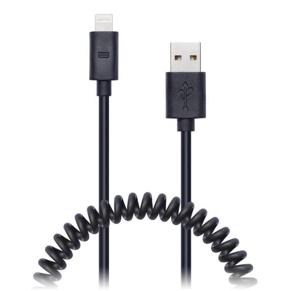 Kábel Connect IT Wirez USB/Lightning, 1,2 m (CI-682) čierny