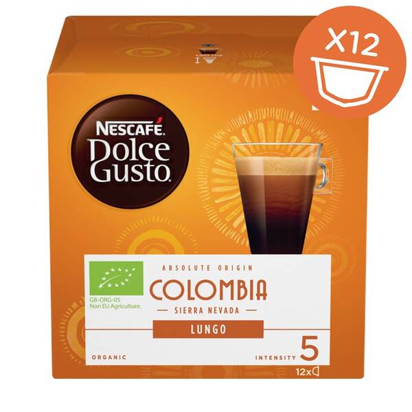 NESCAFÉ Dolce Gusto® Colombia Sierra Nevada Lungo kávové kapsule 12 ks