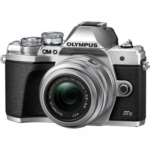 Digitální fotoaparát Olympus E-M10 III S 1442IIR Kit (V207111SE000) stříbrný