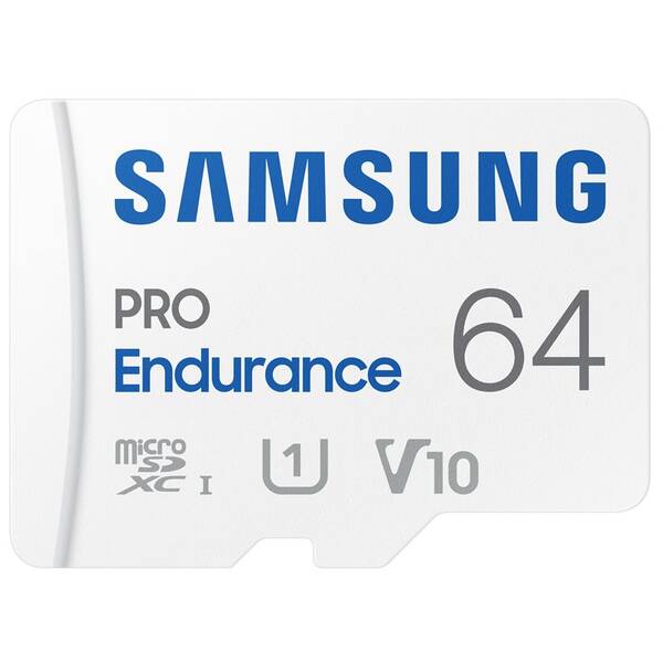 Paměťová karta Samsung Micro SDXC Pro Endurance 64GB UHS-I U1 (100R/30W) + SD adaptér (MB-MJ64KA/EU)