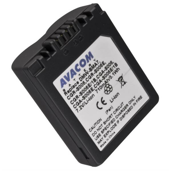 Batéria Avacom Panasonic CGA-S006/DMW-BMA7/Leica BP-DC5 Li-Ion 7,2V 710mAh (DIPA-S006-174)