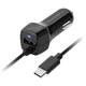Adaptér do auta GoGEN integrovaný kabel (micro USB), 1x USB, 2,1A (CH28MCB) černý