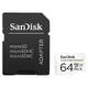 Pamäťová karta SanDisk microSDXC High Endurance Video 64 GB + adaptér (SDSQQNR-064G-GN6IA)