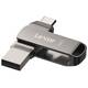 USB Flash Lexar JumpDrive D400 Dual, 256GB (LJDD400256G-BNQNG) šedý