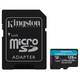 Paměťová karta Kingston Canvas Go! Plus MicroSDXC 128GB UHS-I U3 (170R/90W) + adaptér (SDCG3/128GB)