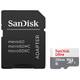 Pamäťová karta SanDisk Micro SDXC Ultra Android 256GB UHS-I U1 (100R/20W) + adaptér (SDSQUNR-256G-GN6TA)