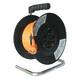 Kabel prodlužovací na bubnu Solight 4 zásuvky, 50m, 3x 1,5mm2 (PB04) černý/oranžový
