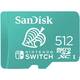 Pamäťová karta SanDisk Micro SDXC 512GB UHS-I U3 (V30) pre Nintendo Switch (100R/90W) (SDSQXAO-512G-GNCZN)