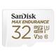 Pamäťová karta SanDisk MAX ENDURANCE microSDHC 32 GB + adaptér (SDSQQVR-032G-GN6IA)