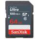 Pamäťová karta SanDisk SDXC Ultra 64GB UHS-I U1 (100R/20W) (SDSDUNR-064G-GN3IN)
