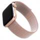 Pasek wymienny FIXED Nylon Strap na Apple Watch 38/40/41 mm - růžově zlatý (FIXNST-436-ROGD)