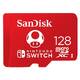Paměťová karta SanDisk Micro SDXC 128GB UHS-I U3 (V30) pro Nintendo Switch (100R/90W) (SDSQXAO-128G-GNCZN)