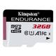 Paměťová karta Kingston Endurance microSDHC 32GB (95R/30W) (SDCE/32GB)