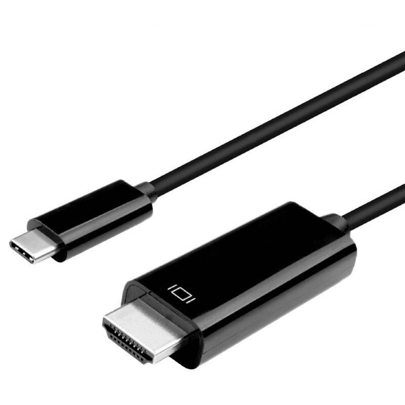 Kábel WG USB-C/HDMI, 3m (8106) čierny