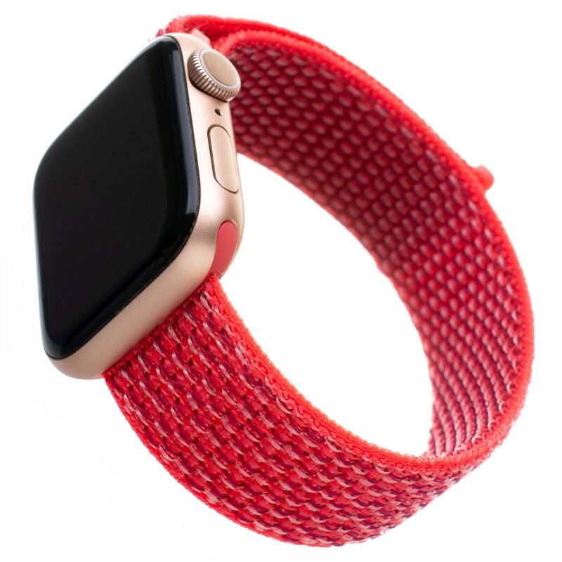 Obrázok FIXED Nylon Strap na Apple Watch 38 mm/40 mm - tmavě růžový (FIXNST-436-DPI)