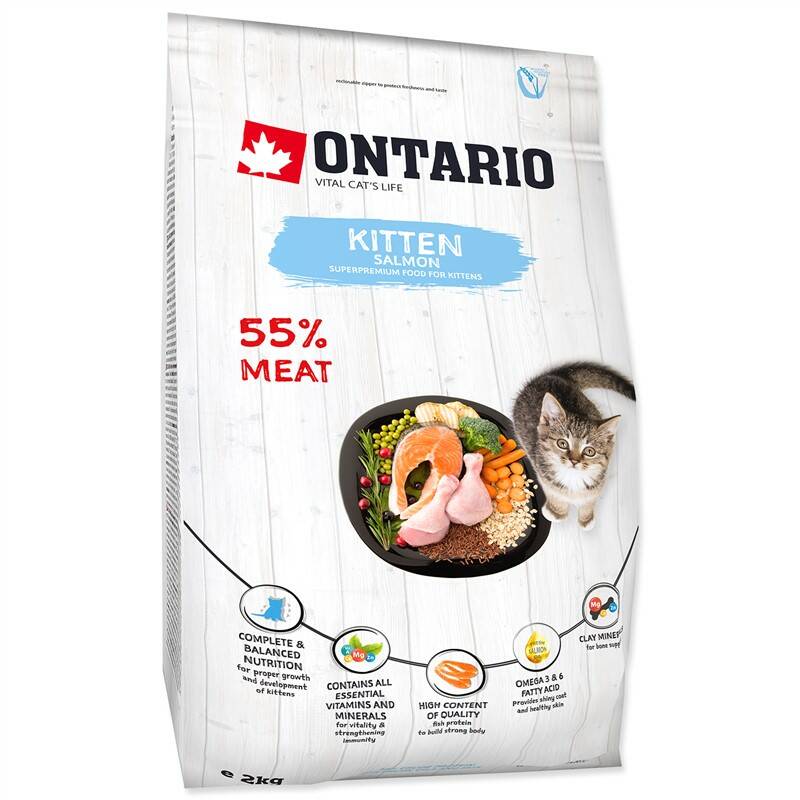 Obrázok Ontario Kitten Salmon 2kg