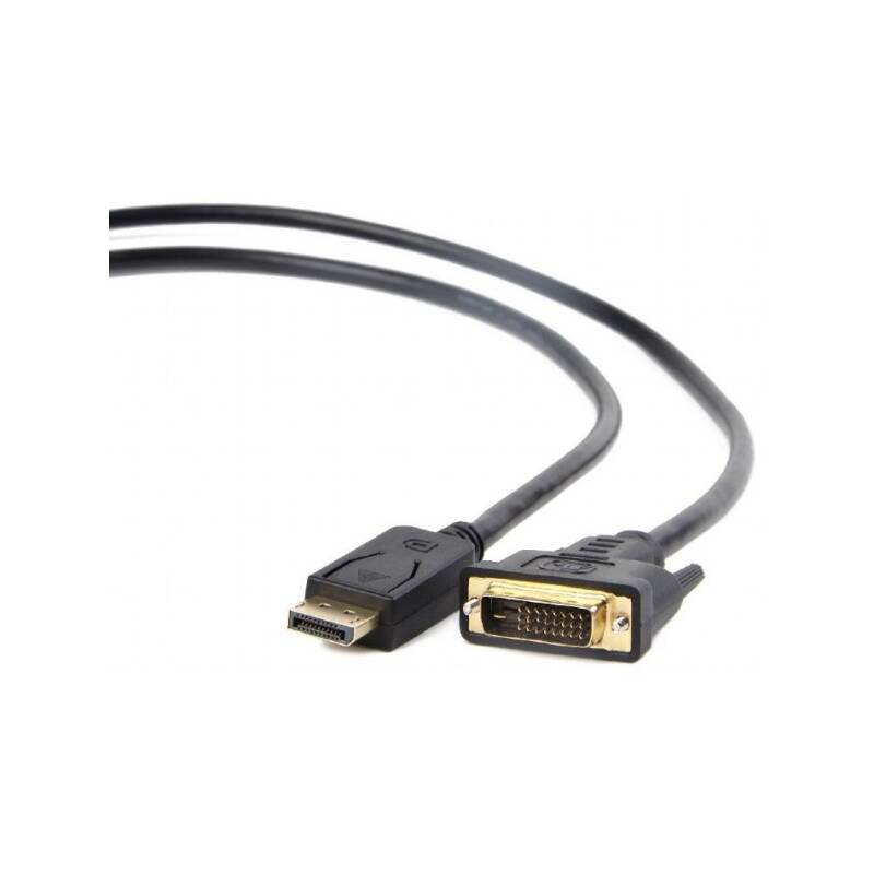 Kábel Gembird Displayport / DVI-D, 1,8m (CC-DPM-DVIM-6) čierny