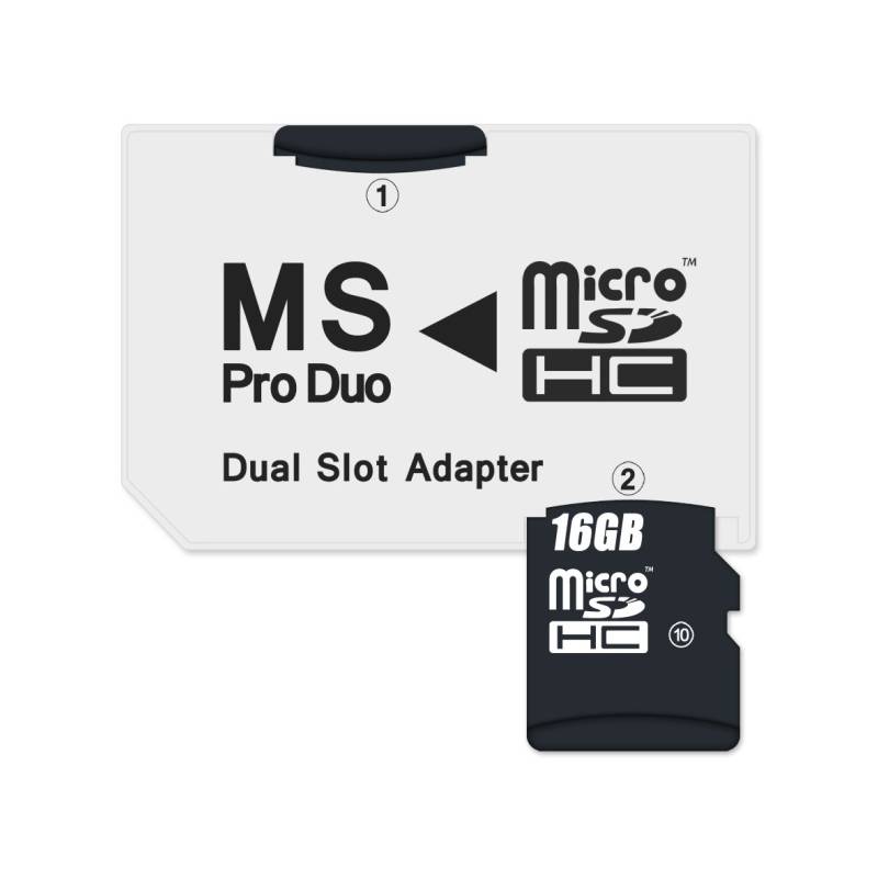 Obrázok CONNECT IT MS PRO DUO na 2x Micro SDHC (CI-1138)