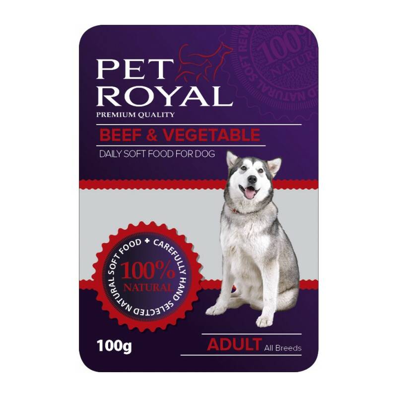 Obrázok Pet Royal Dog hovězí maso+zelenina 100 g