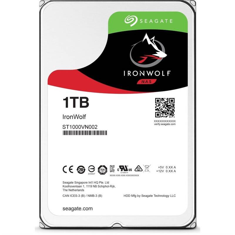 Pevný disk 3,5&quot; Seagate IronWolf 1TB (ST1000VN002)