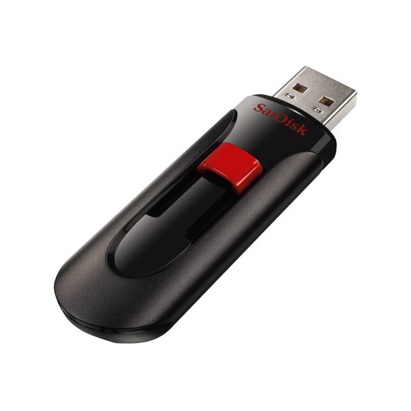 USB flash disk SanDisk Cruzer Glide 64GB (SDCZ60-064G-B35) čierny/červený