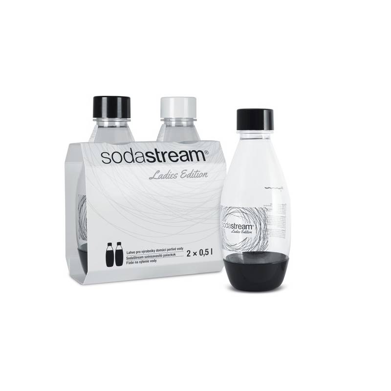 Obrázok SodaStream B & W Grass LE SODA Fľaša 0.5l dámska 2ks (42002135)