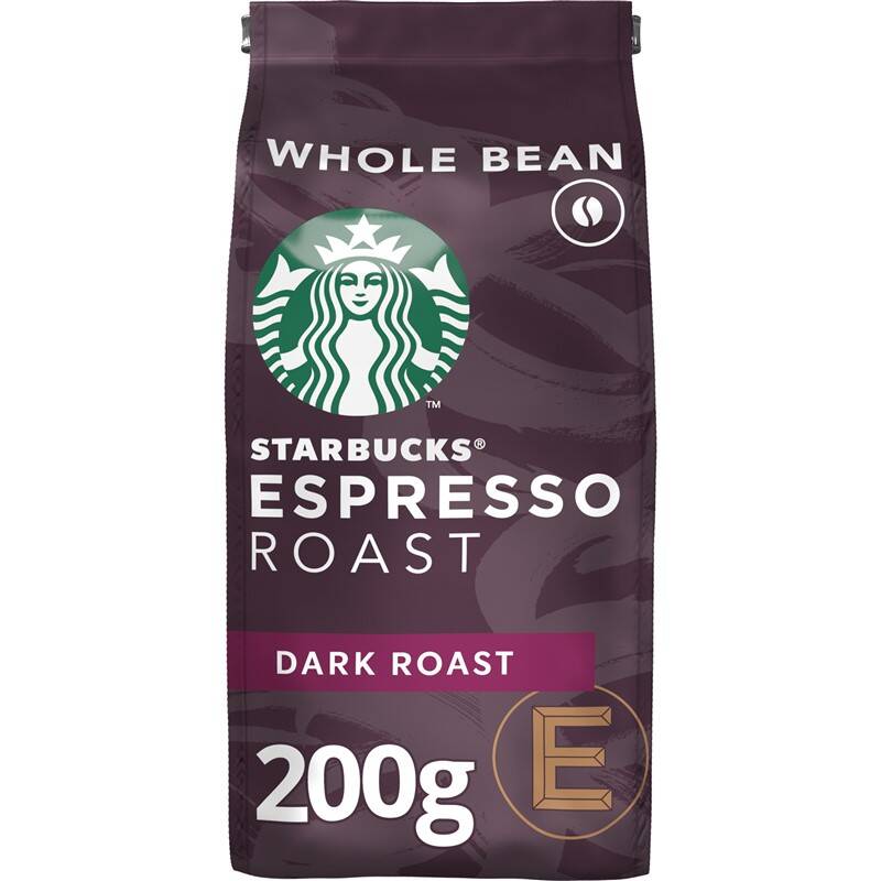 Obrázok Starbucks Espresso Roast, zrnková káva, 200 g (7613036932172)