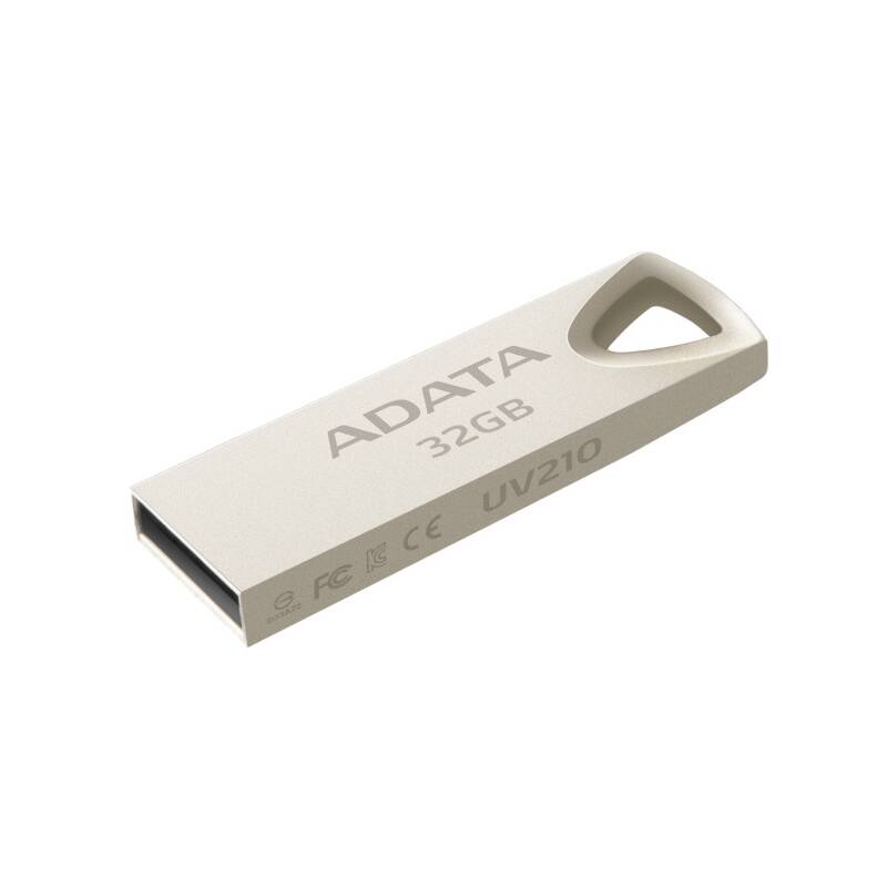 USB flash disk ADATA UV210 32GB (AUV210-32G-RGD) kovový