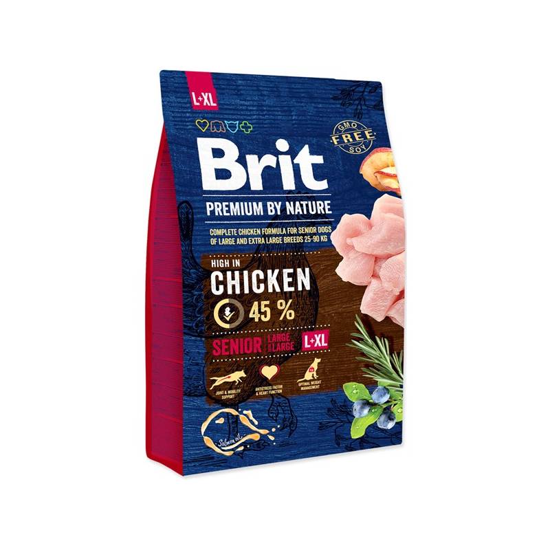 Obrázok Brit Premium Dog by Nature Senior L+XL 3kg