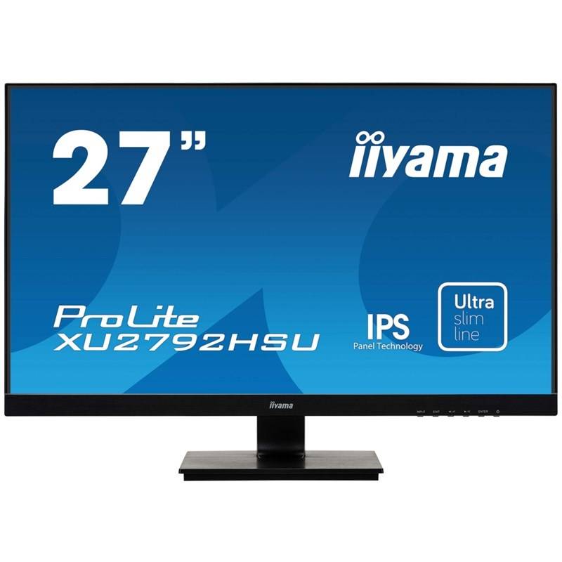 Obrázok 27'' iiyama XU2792HSU-B1: IPS, FullHD(16:9)@75Hz, 250cd/m2, 4ms, VGA, HDMI, USB, DP, USB, černý XU2792HSU-B1