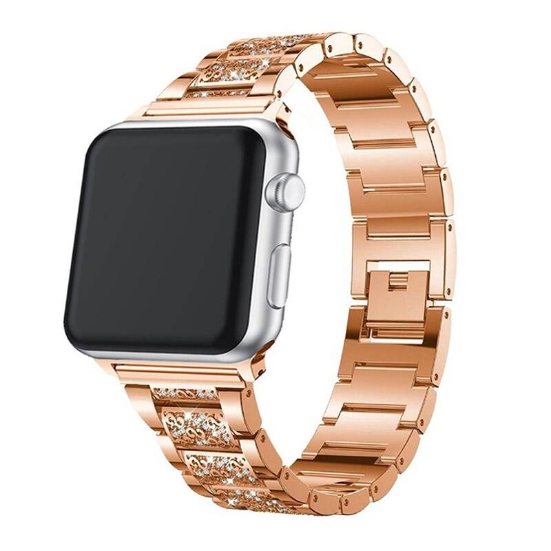 Obrázok WG extra, kovový, na Apple Watch 42/44/45 mm + adapter - rose gold (10661)