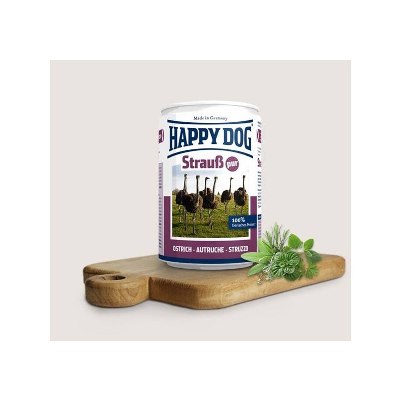 Obrázok HAPPY DOG STRAUSS PUR /PSTROS 400G