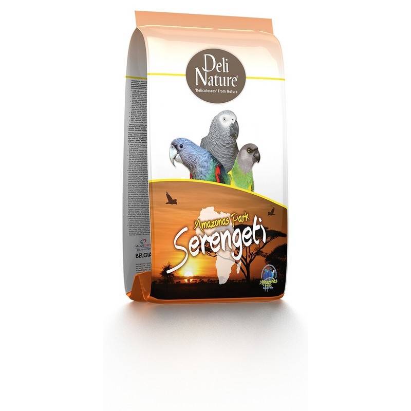 Obrázok Deli Nature Amazonas Park SERENGETI pro všechny druhy Afrických papoušků 2 kg