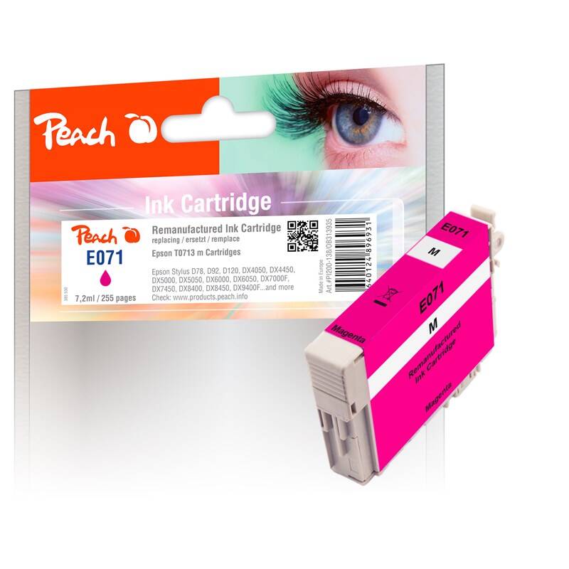 Obrázok Peach T0713, 7,2ml, kompatibilní (313935) červená