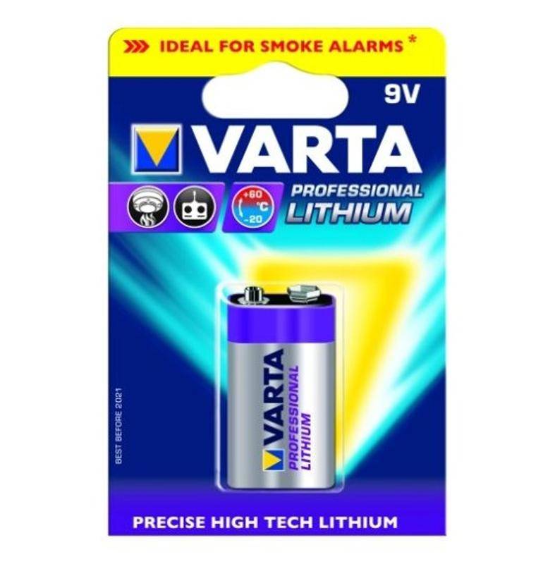 Obrázok Varta Professional Lithium 9V block 6 LR 61 (06122301401)