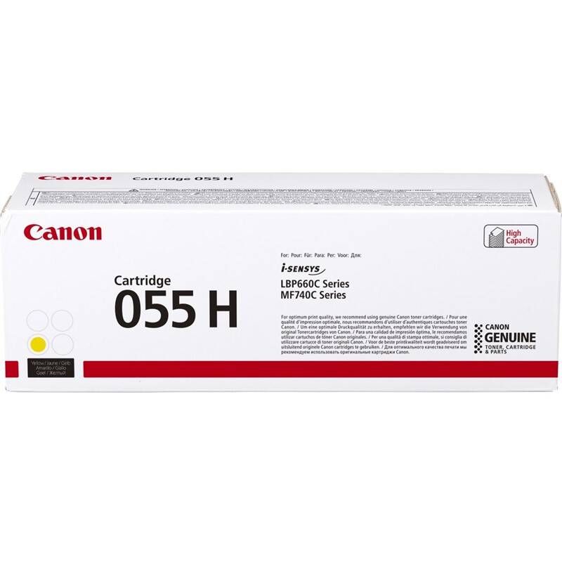 Toner Canon CRG 055 H, 5900 stran (3017C002) žltý + Doprava zadarmo