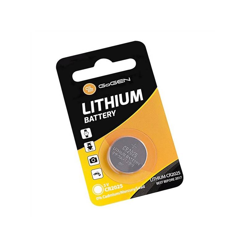 Batéria lítiová GoGEN CR2025, blistr 1ks (GOGCR2025LITHIUM1)