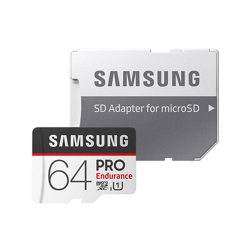 Pamäťová karta Samsung Micro SDXC PRO endurance 64GB UHS-I U1 (100R/30W) + adapter (MB-MJ64GA/EU)