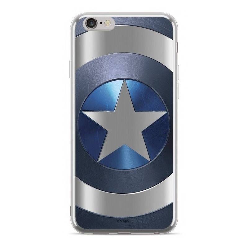 Kryt na mobil Marvel Captain America na Huawei P20 Lite (MPCCAPAM1865) strieborný