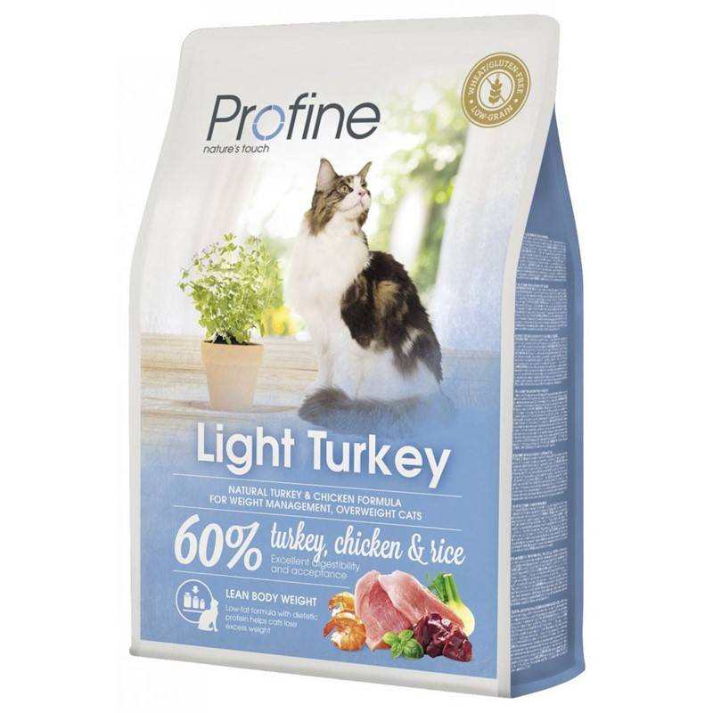 Obrázok Profine NEW Cat Light Turkey 10 kg 5+1 zadarmo do vypredanie